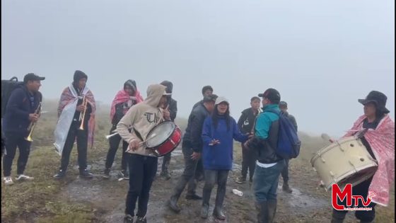 En el sector Piedra Bola se realizó el encuentro de moradores de las parroquias Santiago, Chuquiribamba y Gualel.