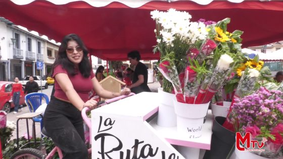 Lorena Morocho lleva adelante su emprendimiento denominado «La Ruta de las Flores».
